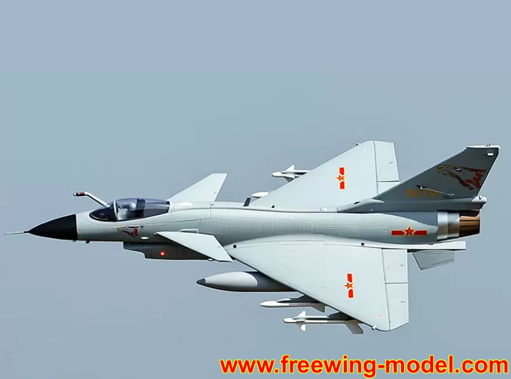 >Freewing J-10A Vigorous Dragon 90mm Jet 8S PNP RC Airplane Flight Image