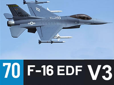 Freewing F-16 Falcon V3 High Performance 70mm EDF Jet PNP RC Airplane