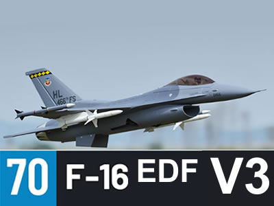 Freewing F-16 Falcon V3 High Performance 70mm EDF Jet PNP RC Airplane