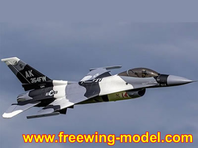 Freewing F-16 V3 70mm Artic Camo Fighting Falcon EDF Jet - PNP RC Airplane