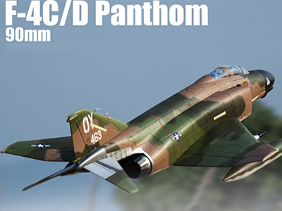 Freewing F-4D Green Phantom II 90mm EDF 8S Jet - PNP RC Airplane