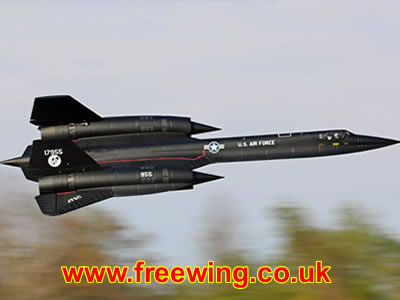 Freewing SR-71 Blackbird Twin 70mm EDF with Gyro PNP RC Airplane