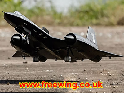 Freewing SR-71 Blackbird Twin 70mm EDF with Gyro PNP RC Airplane