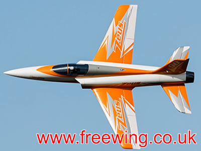 Freewing Zeus  90mm EDF Sport 6S Orange PNP Jet RC Airplane