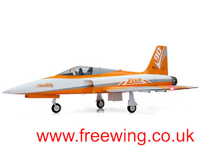 Freewing Zeus  90mm EDF Sport 6S Orange PNP Jet RC Airplane