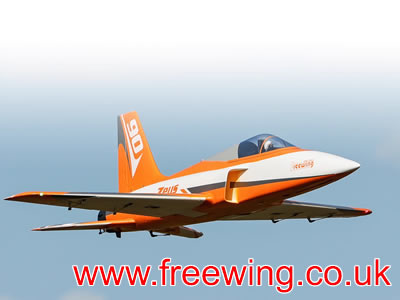 Freewing Zeus  90mm EDF Sport 6S Orange PNP Jet RC Airplane